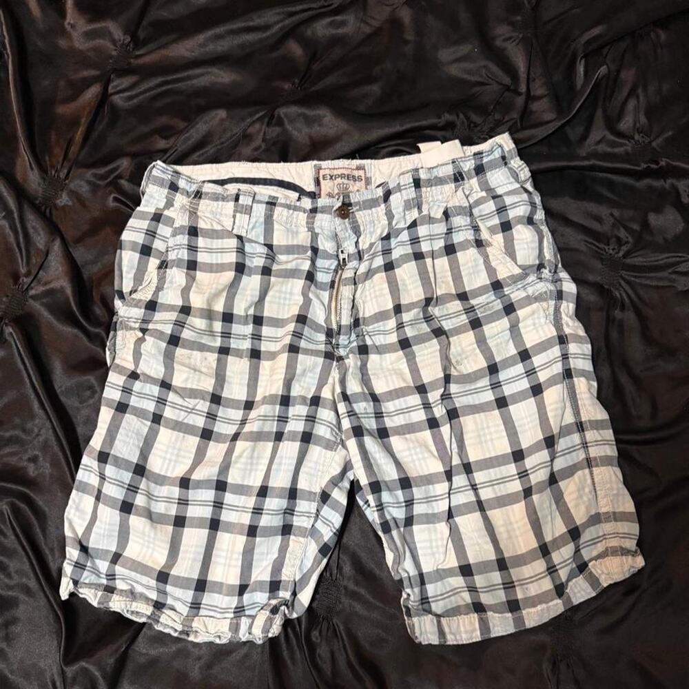 Express vintage plaid shorts